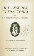 Het gesprek in Tractoria, Fernand Toussaint van Boelaere