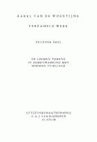 Verzameld werk. Deel 7. De leemen torens, Herman Teirlinck, Karel van de Woestijne