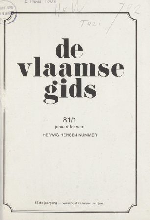 De Vlaamse Gids. Jaargang 65